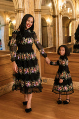 Sicily Dress in Moody Vivid Floral