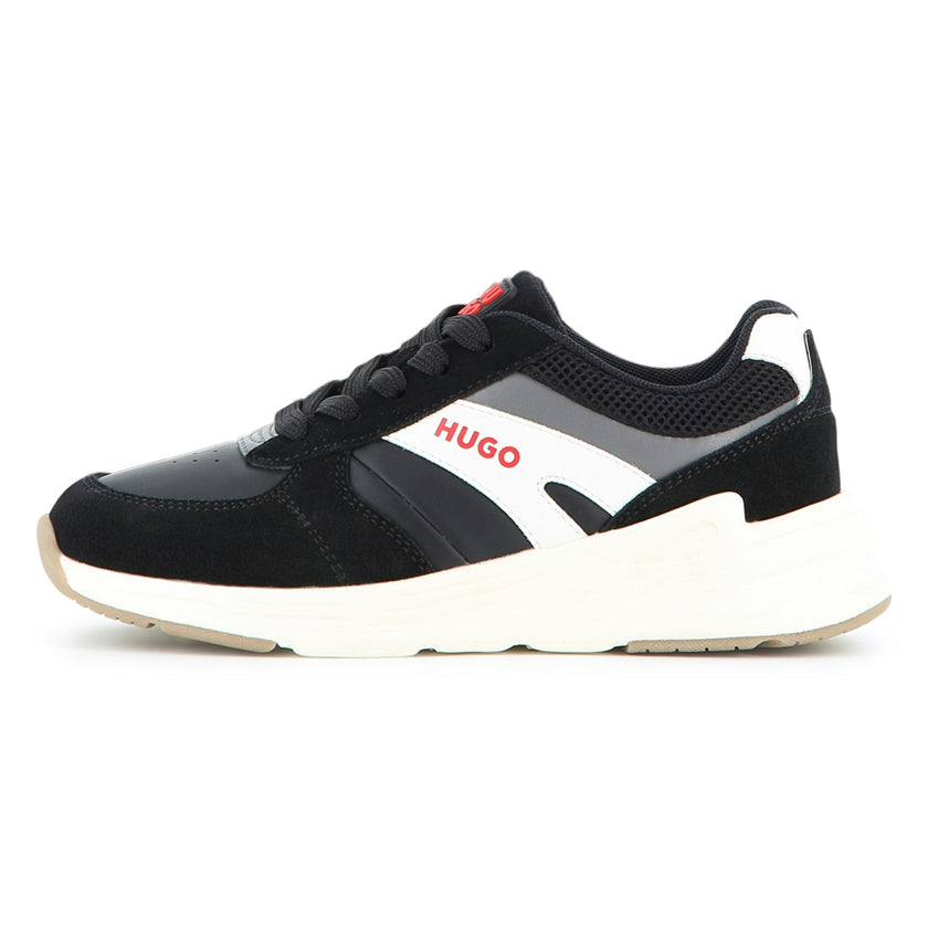 Black Faux Suede Sneakers