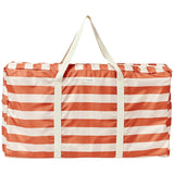The Lounger Chair: Tierra Clay Stripe