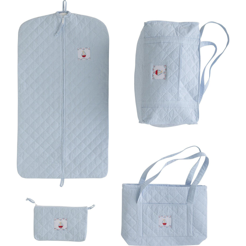 Quilted Luggage - Sailboat