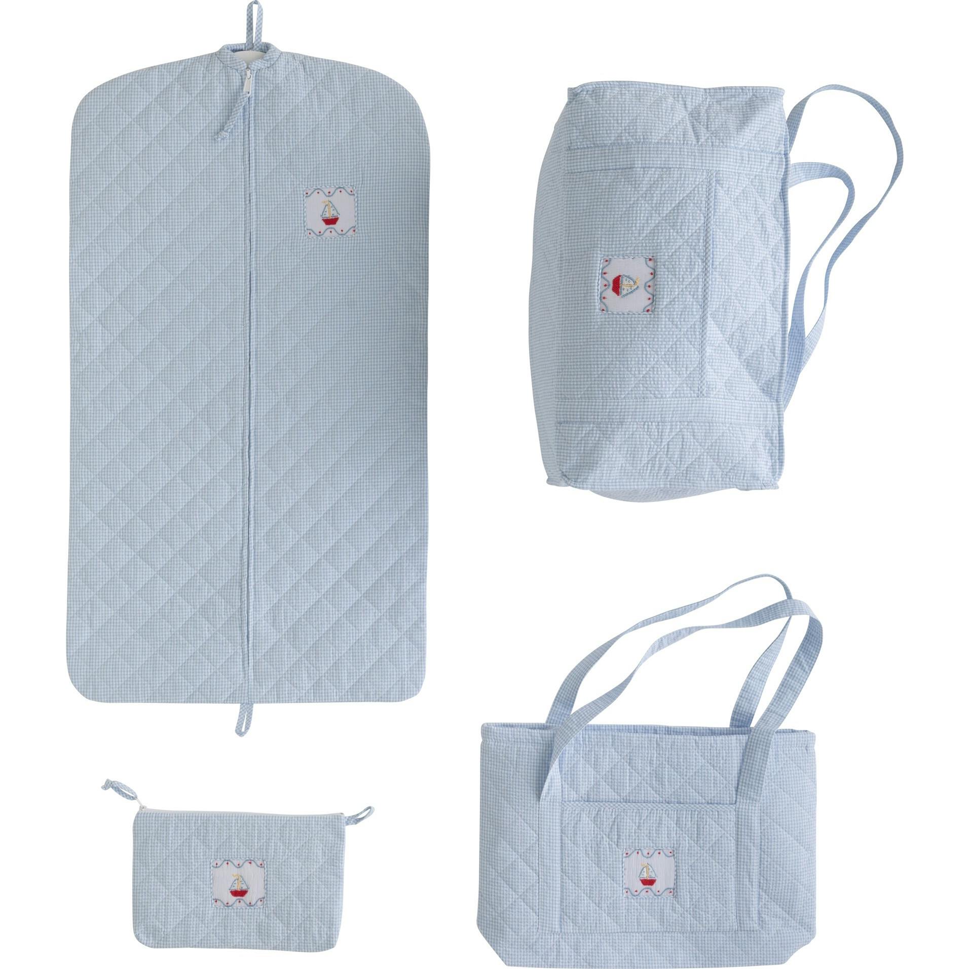 Quilted Luggage - Sailboat