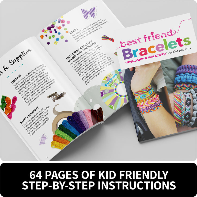 Kits For Kids: Best Friend Bracelets - DIY String Jewelry Kit