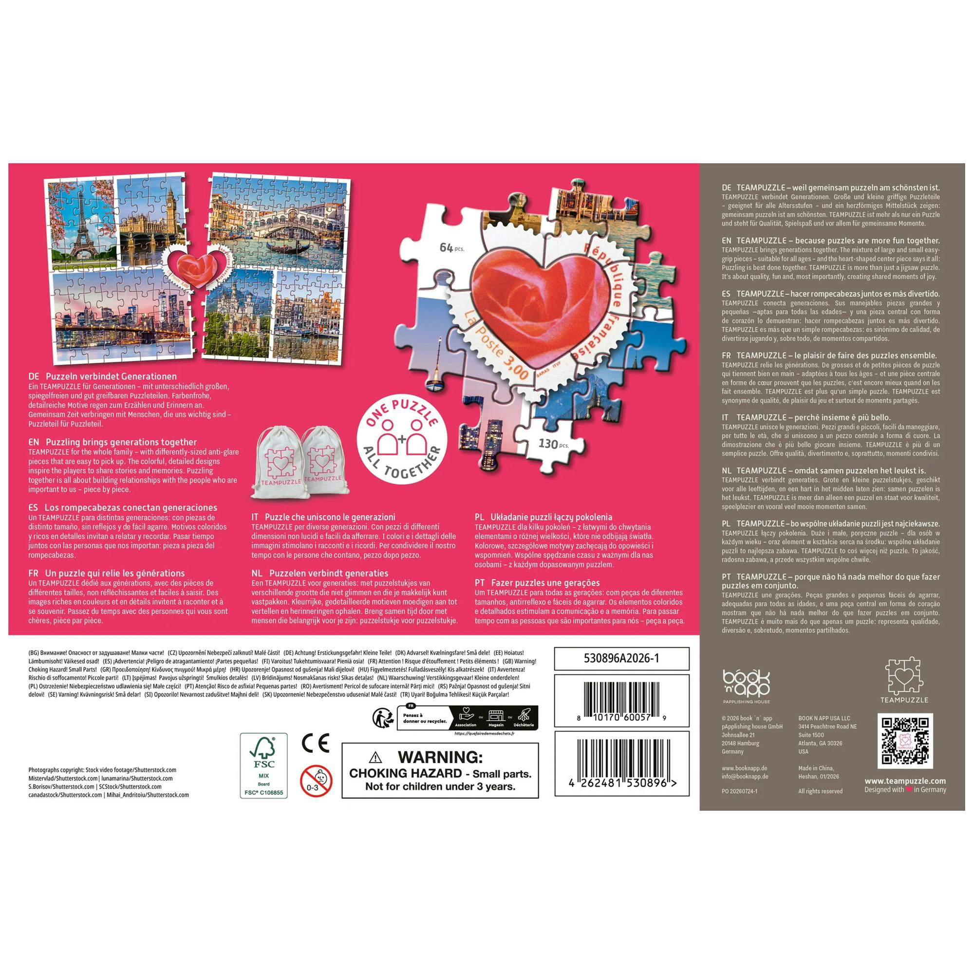 TeamPuzzle: Cities - 194pc