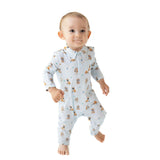 Bestie Dogs Blue - Polo Romper