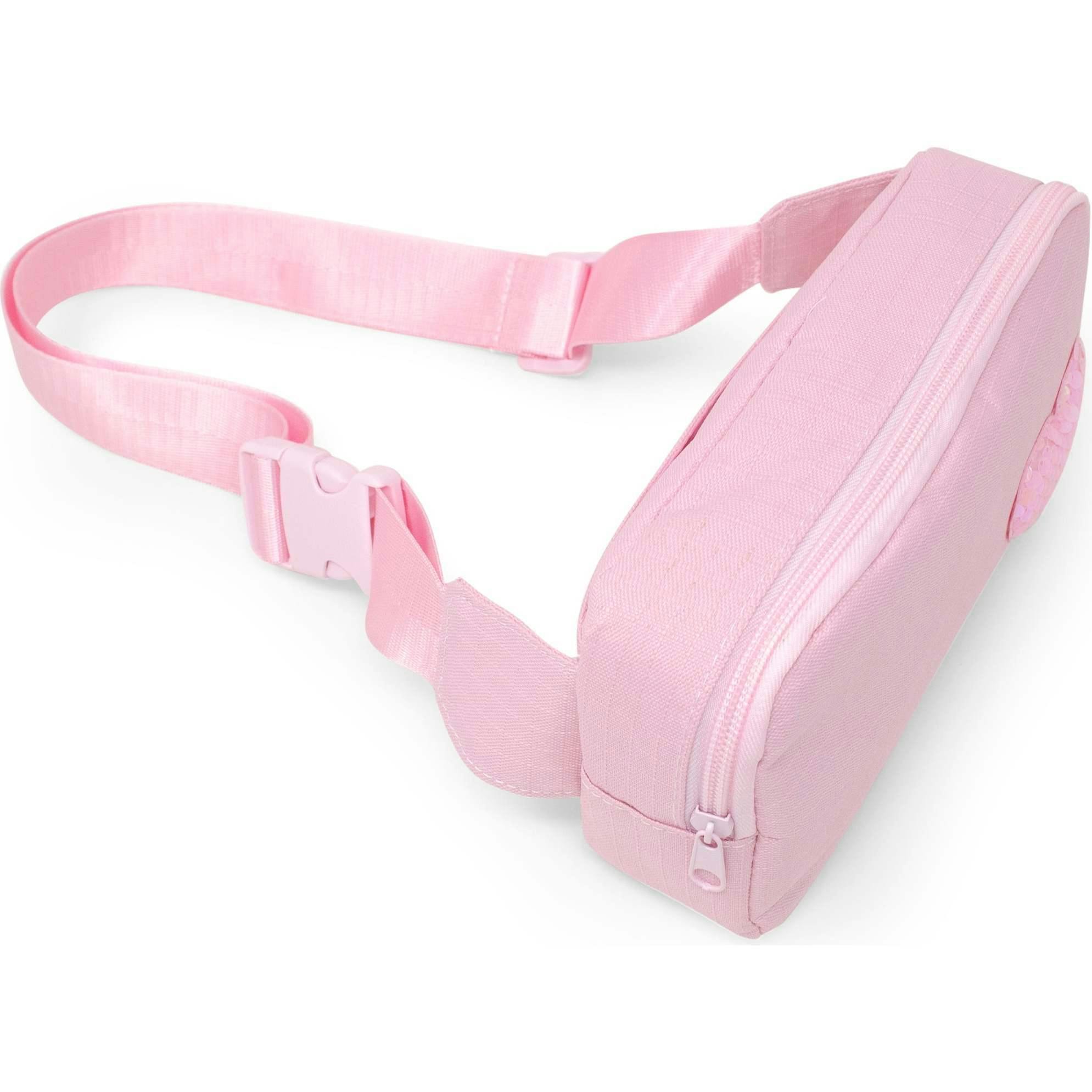 Sequin Heart Belt Bag