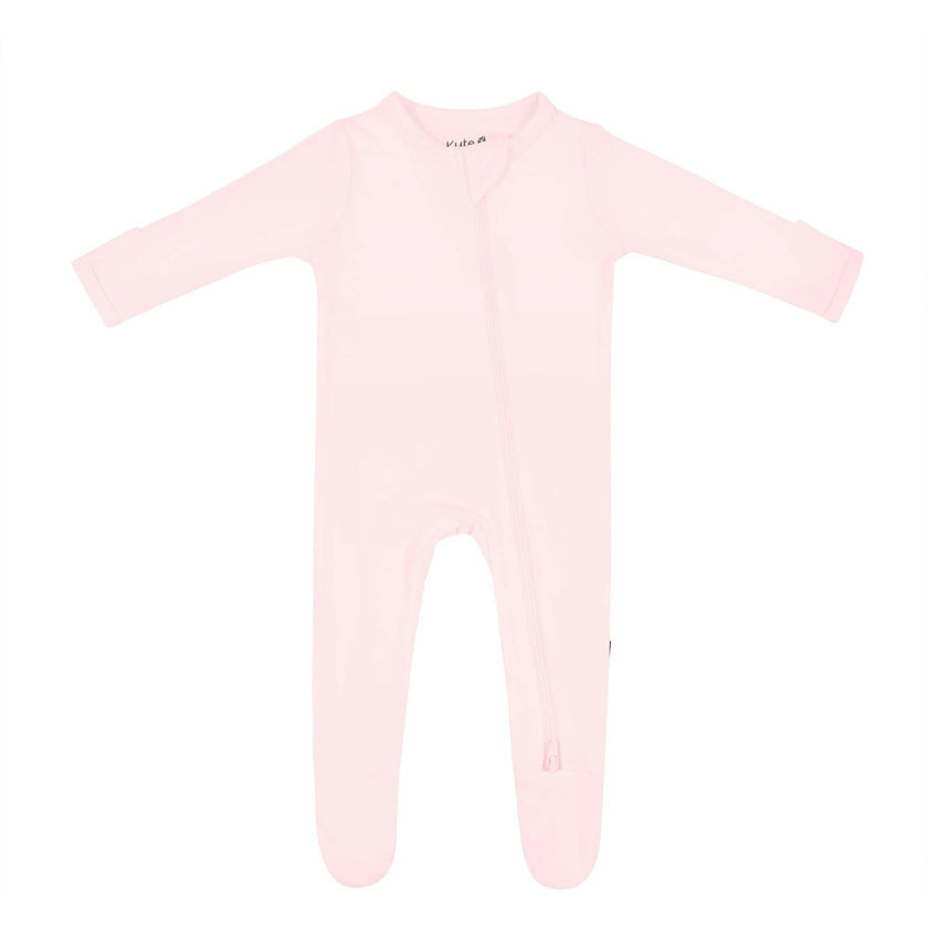 Zippered Footie, Pink
