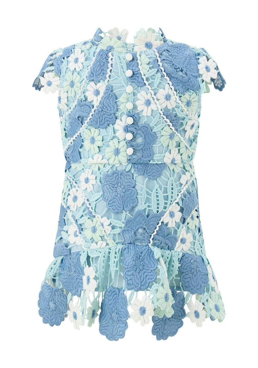 Jade Embroidered Mini Dress (Baby)