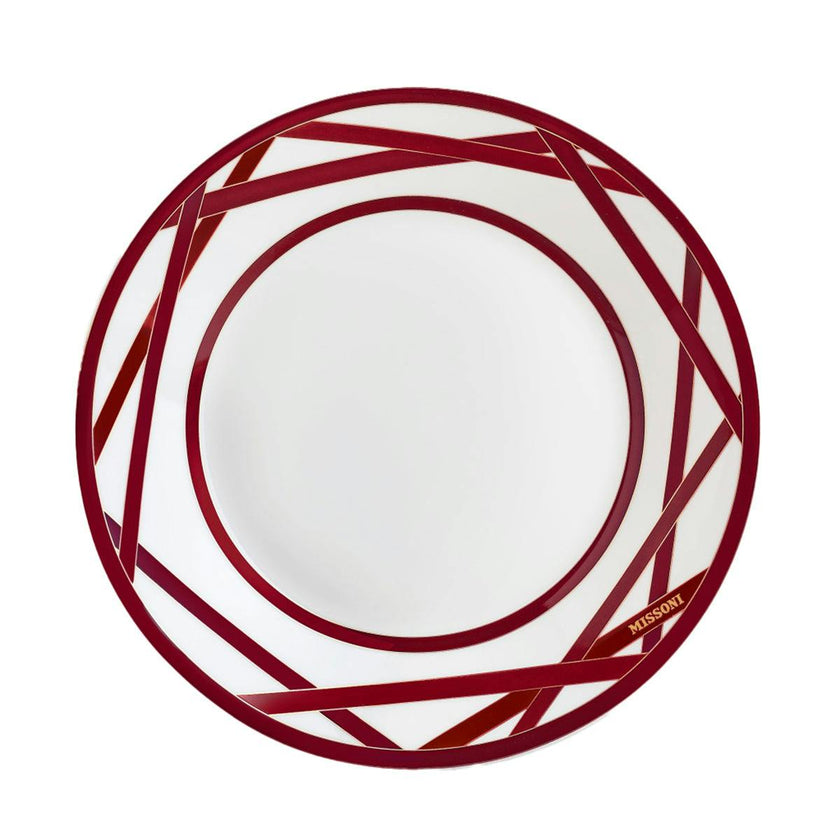 NASTRI BORDEAUX Set 2 Pcs. Soup Plate - Ø 22 Cm