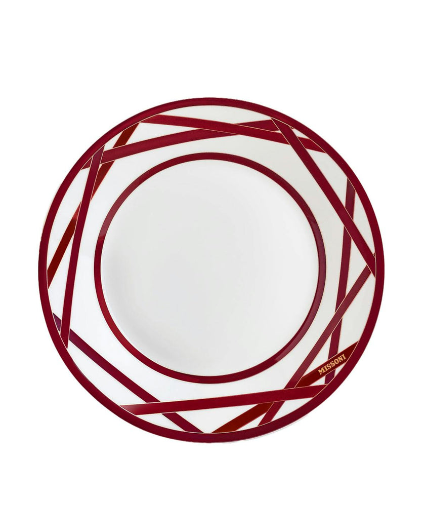 NASTRI BORDEAUX Set 2 Pcs. Soup Plate - Ø 22 Cm