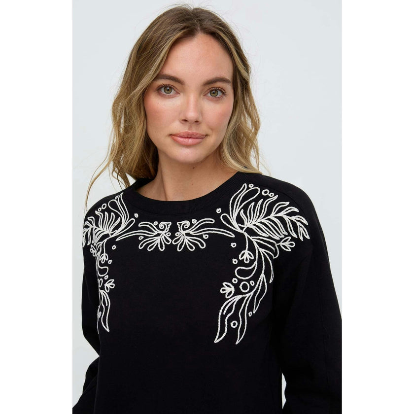Marmalade Long Sleeves Embroidered Sweatshirt