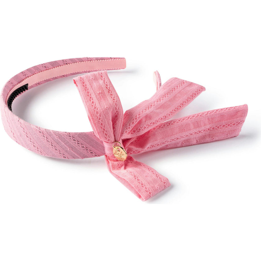 Forever Eyelet Side Bow Headband