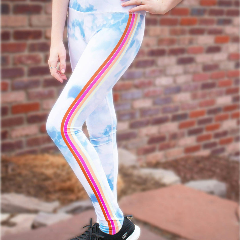 Lenny - Printed Cloud Activewear Leggings