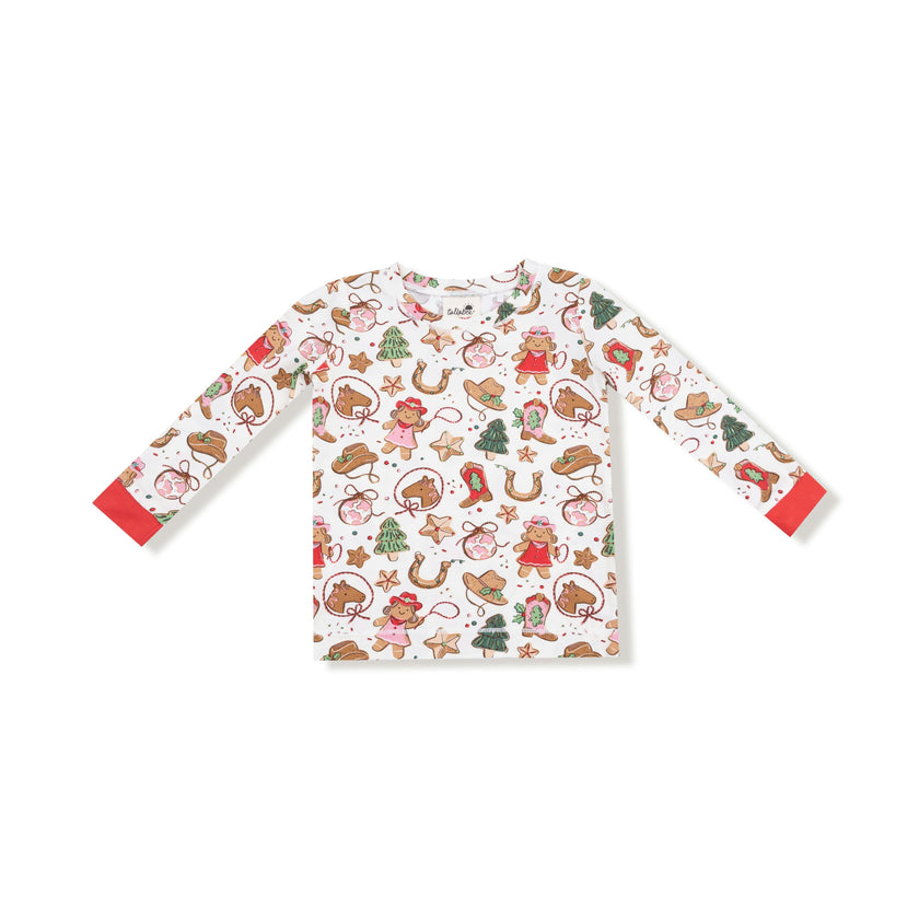 Cowgirl Christmas - Long Sleeve Loungewear Set