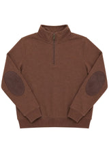 Alder Quarter-Zip - Saddle Brown