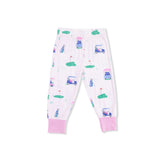 Vintage Golf Carts Pink - Short Sleeve Loungewear Set