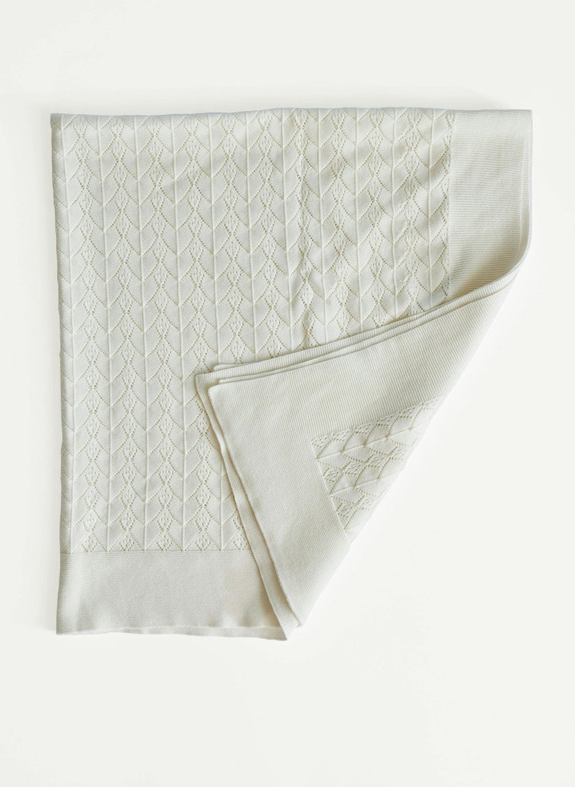 Wonder Baby Organic Cotton Blanket - Ivory