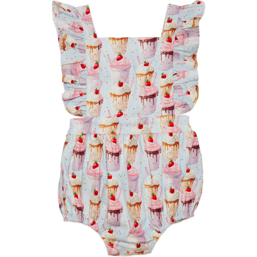 Bubble Romper in Milkshakes