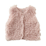 Pink Soft Plush Vest
