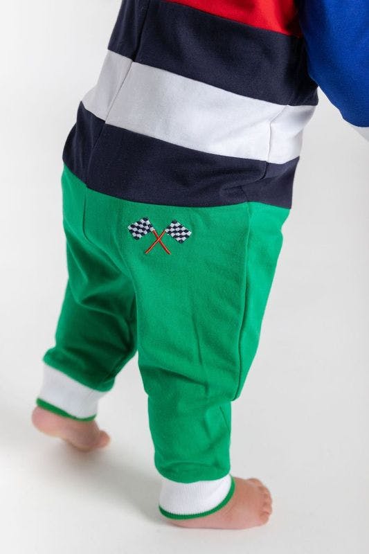 Jersey Knit Longall With Race Car