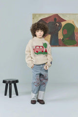 Raw White Bowfish Sweater