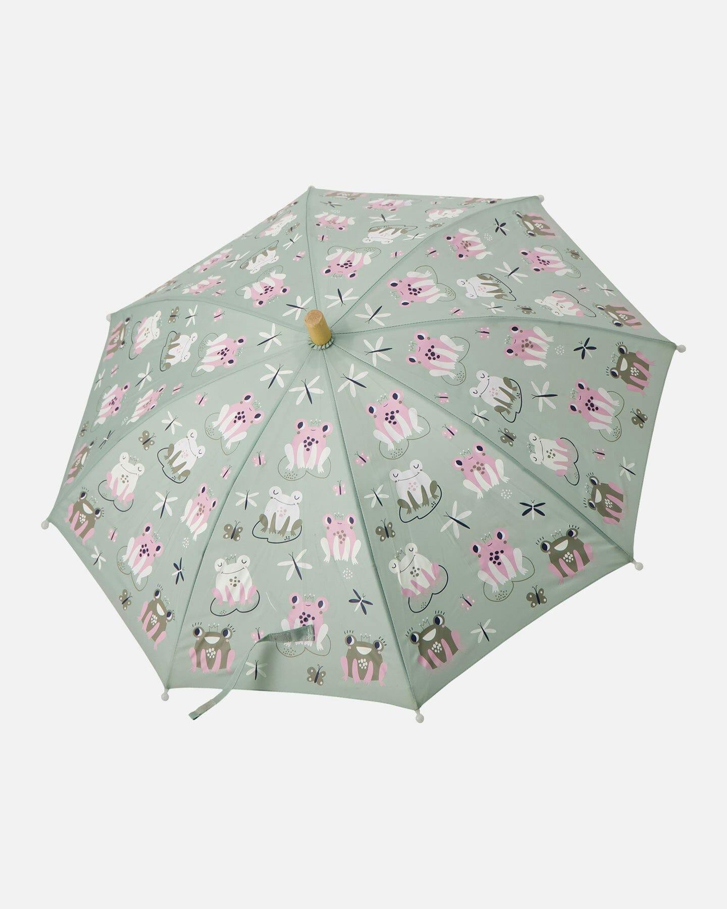 Color-Changing Umbrella Green Print