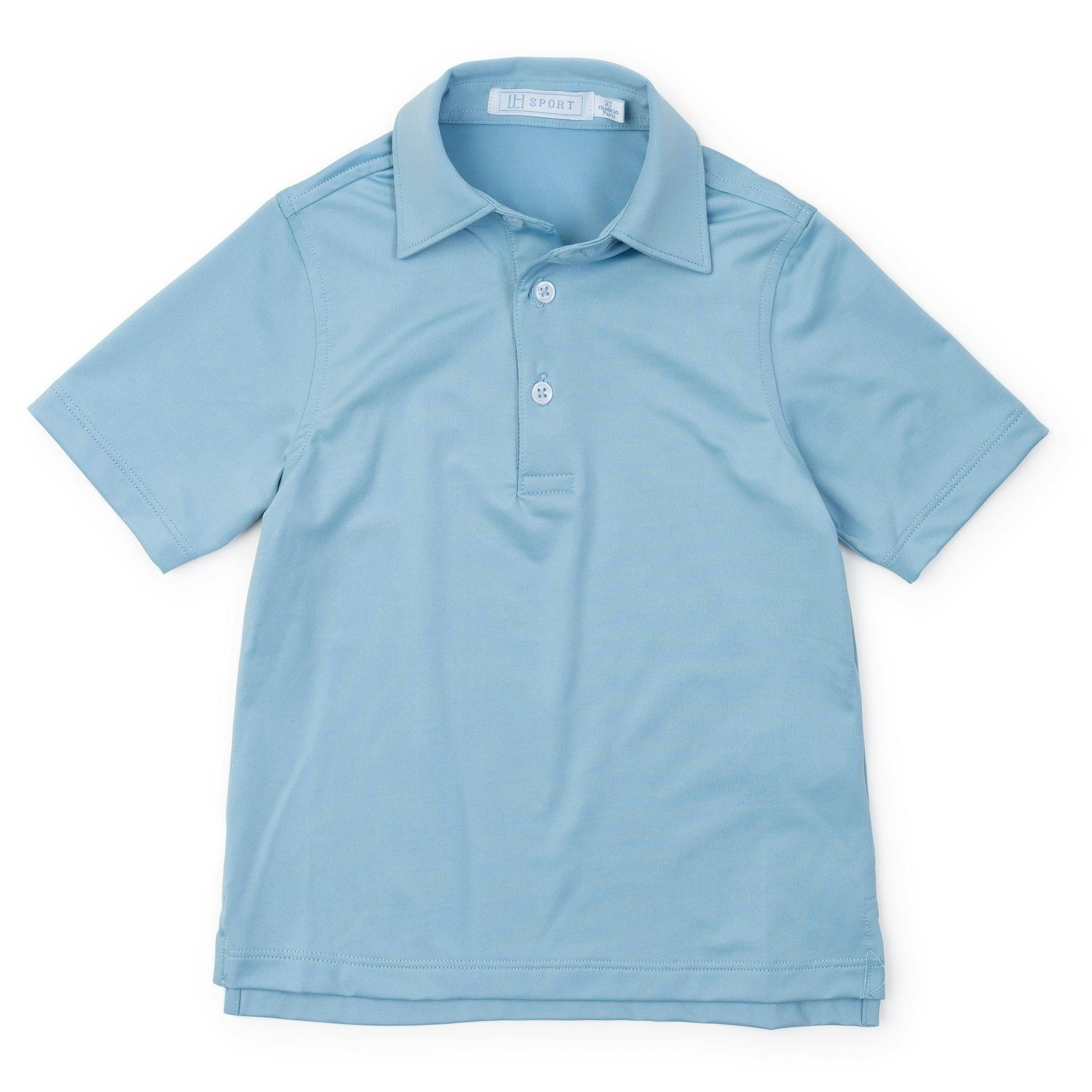Will Boys' Performance Polo by LH Sport - Bluestone