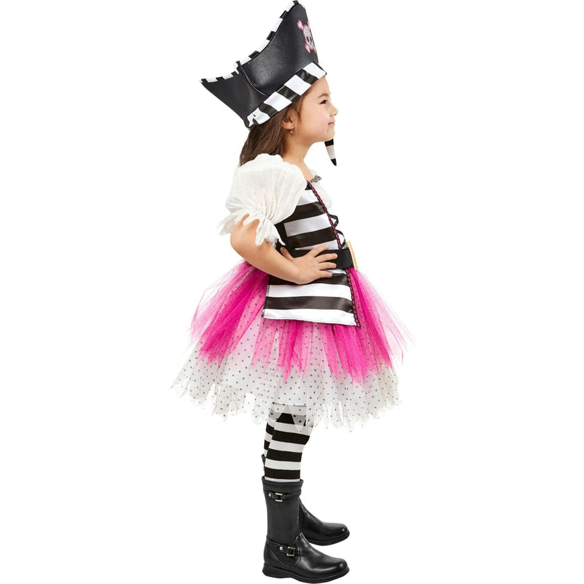Girls' Posh Little Pirate Girl Costume for Toddlers