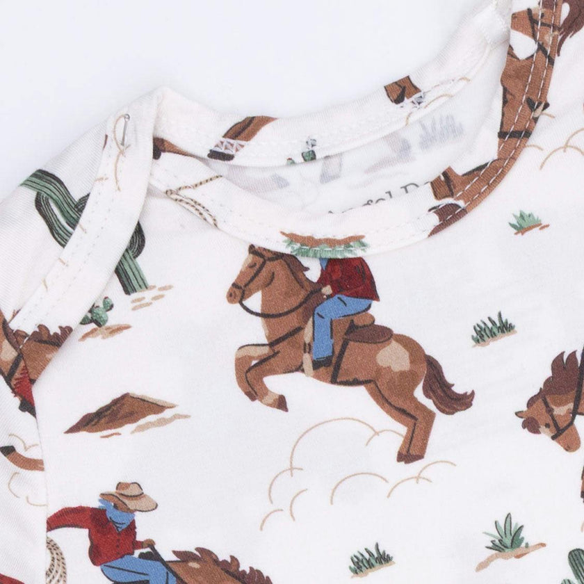 Buckaroo Western - Lap Shoulder Gown & Beanie Hat