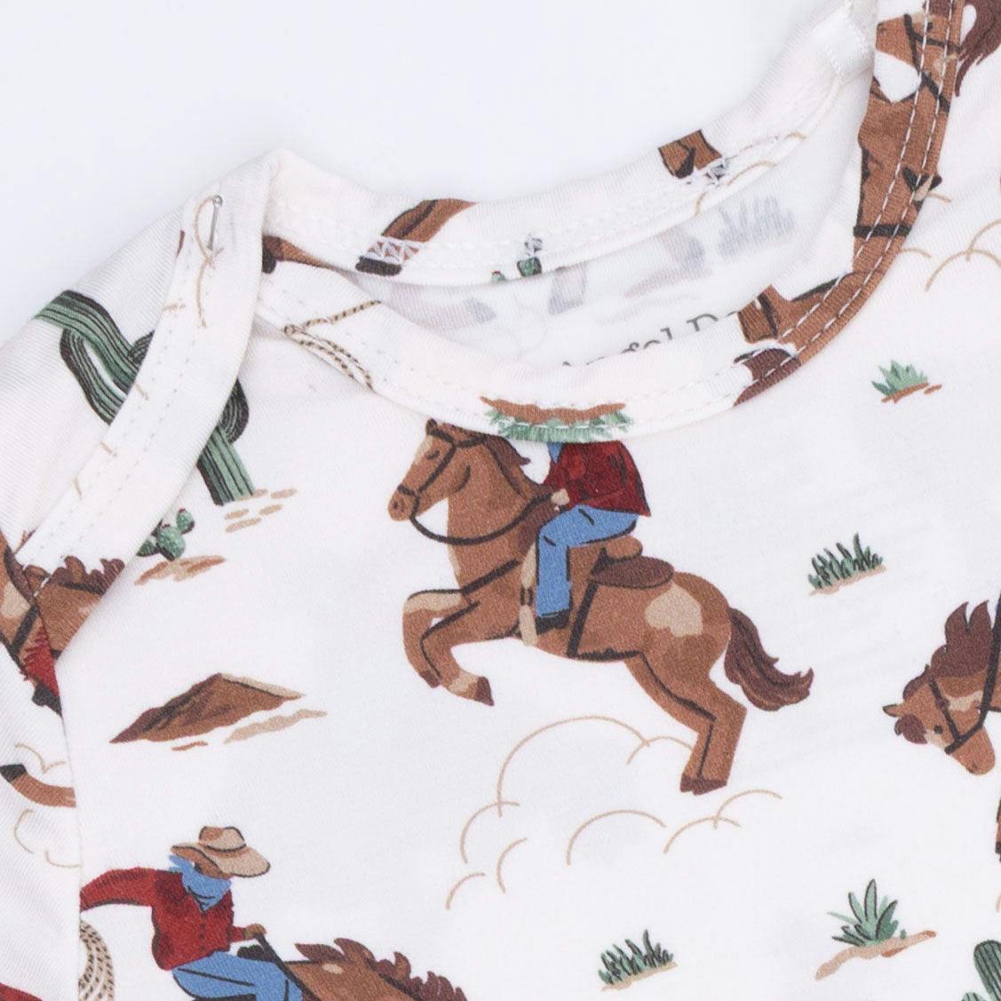 Buckaroo Western - Lap Shoulder Gown & Beanie Hat