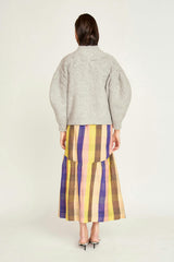 Cusco Shell Cardigan in Dove Grey