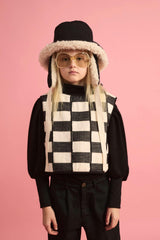 Knit Turtleneck Top Black