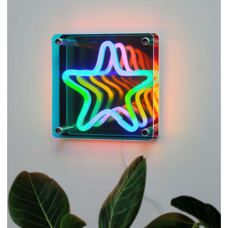 Neon Star 3D Light Effect