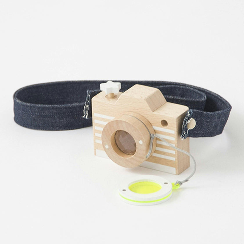 Kaleidoscope wooden camera