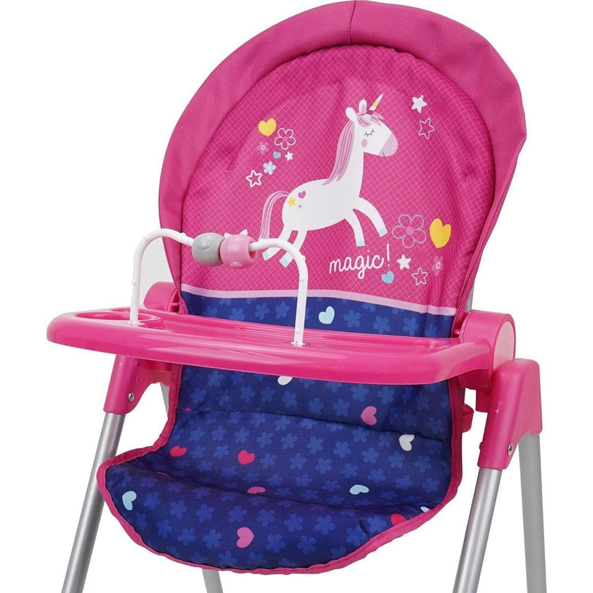 Doll Pretend Play Highchair for 21" Dolls