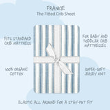 FRANKIE Fitted Crib Sheet