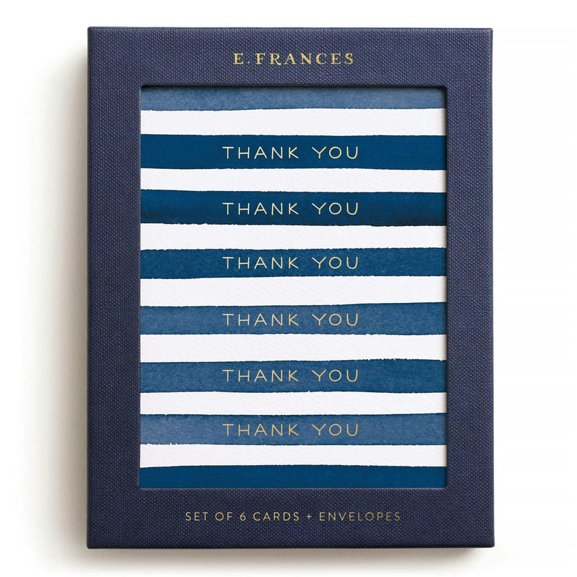 Striped Thank you Boxed Set