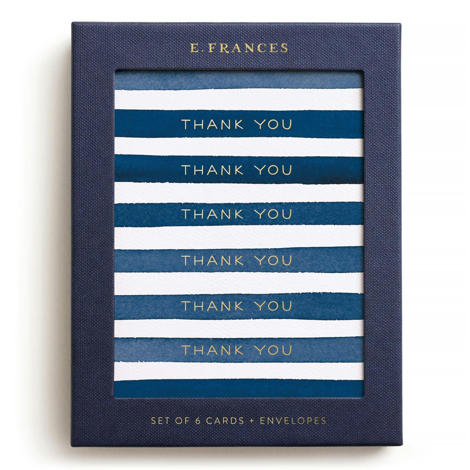 Striped Thank you Boxed Set
