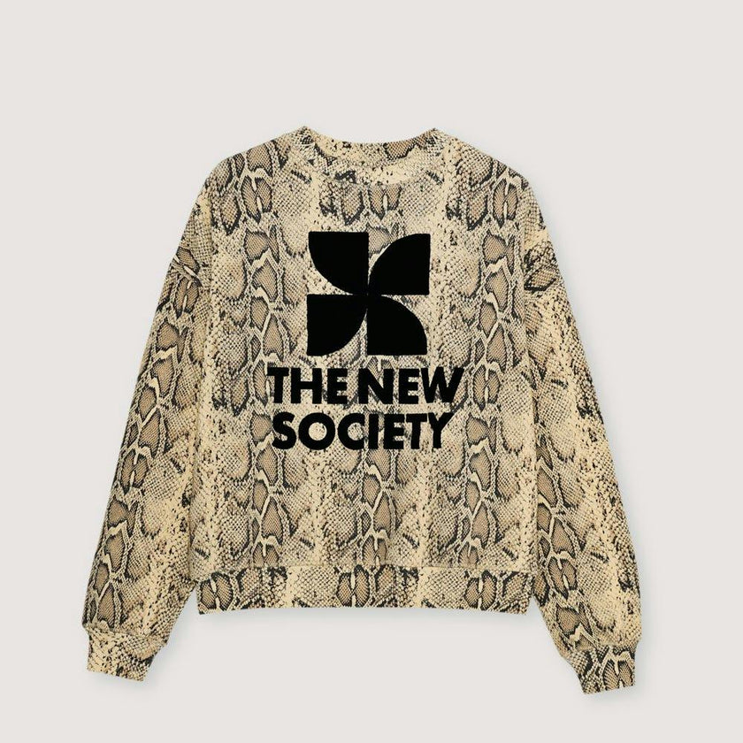 TNS Logo Woman Sweatshirt Group 2 Nettle Print