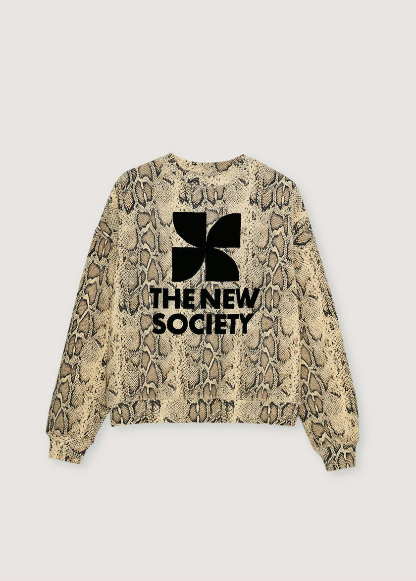 TNS Logo Woman Sweatshirt Group 2 Nettle Print