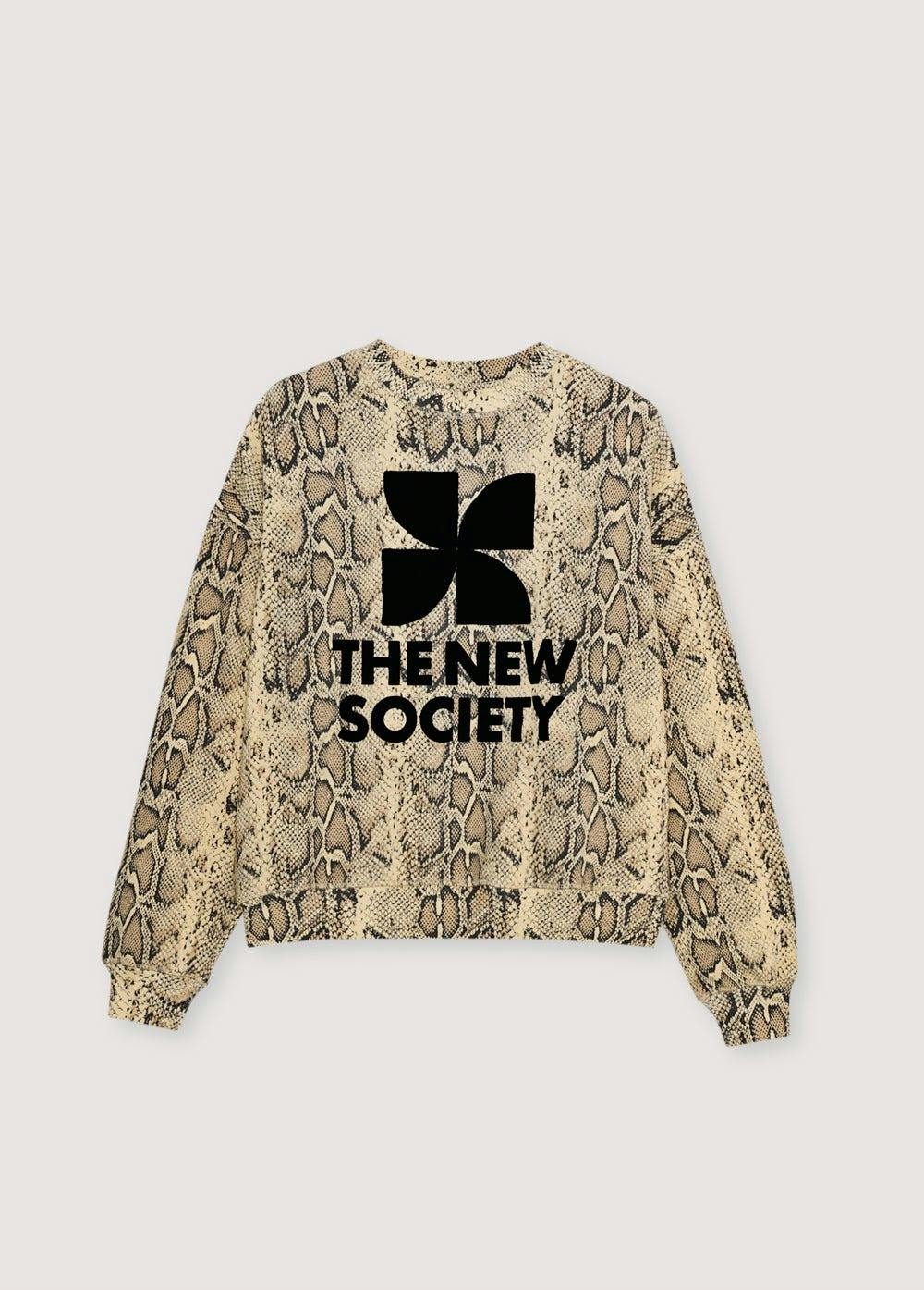 TNS Logo Woman Sweatshirt Group 2 Nettle Print