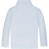 Organic Long Sleeve French Terry Half-Zip Pullover, Blue