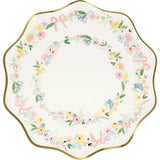 Elegant Floral Dinner Plates