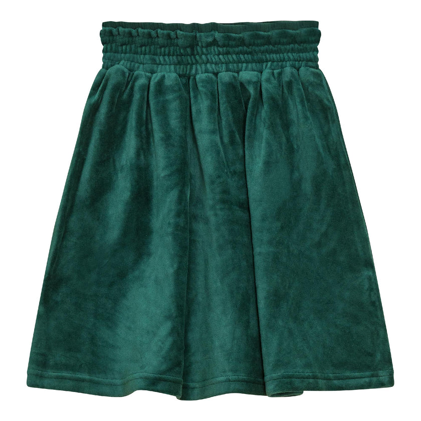 Velour A-Line Skirt