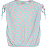 Emma Top w/ Ties Abstract Horizon