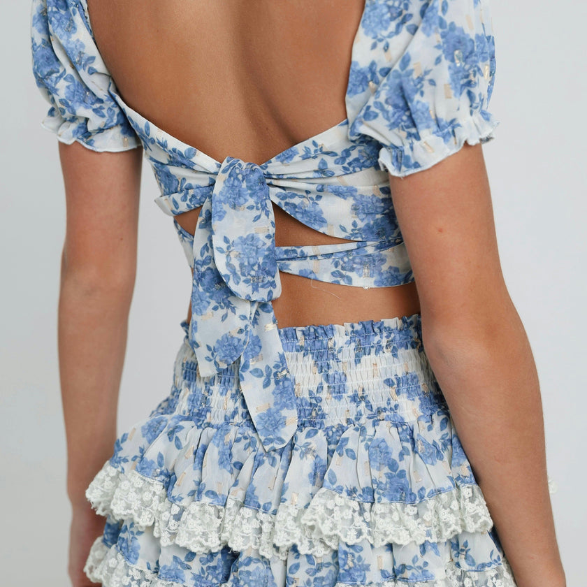 Coco Top in Blue Reverie