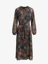 Floral Chiffon Maxi Dress