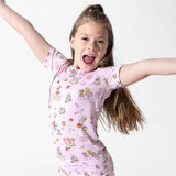 Tea Party Kids Pajama Short Set
