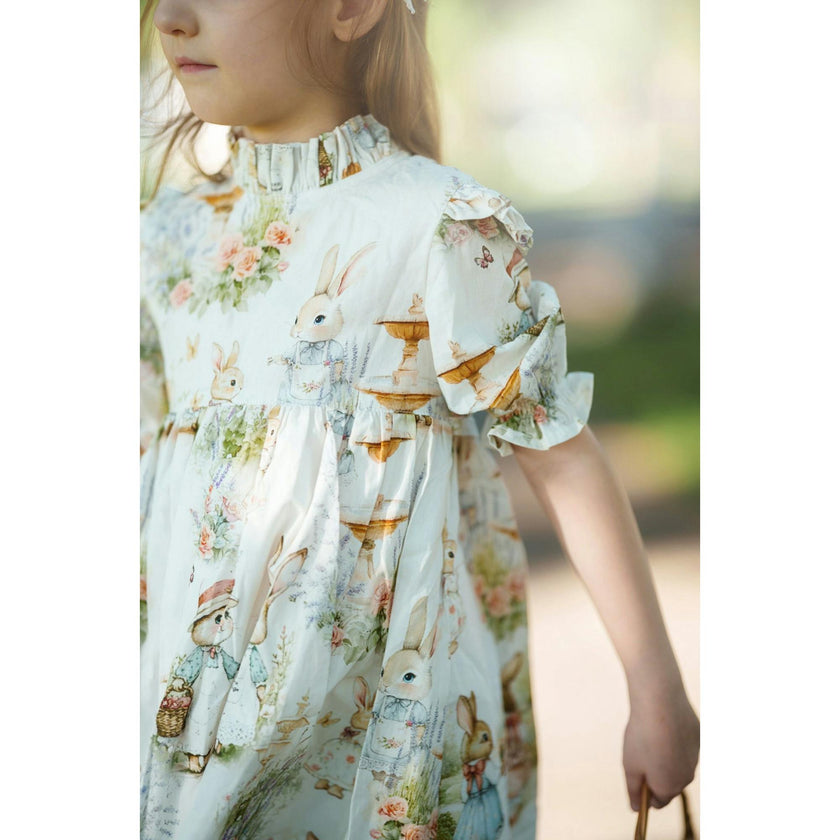 Aoki Dress-Bramble Rabbit Short Sleeve