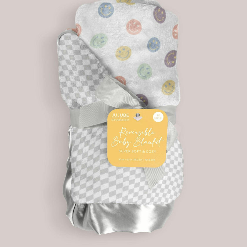 JuJuBe × Studio Oh! Printed Reversible Baby Blankets