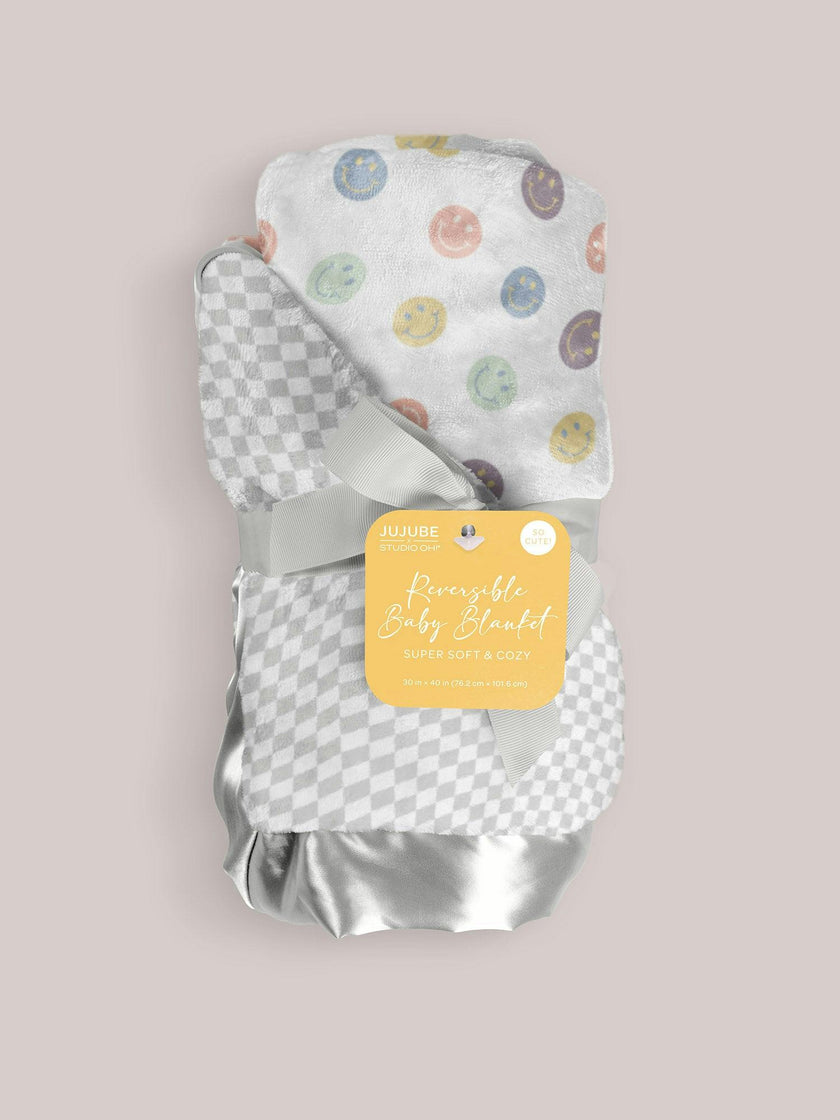 JuJuBe × Studio Oh! Printed Reversible Baby Blankets